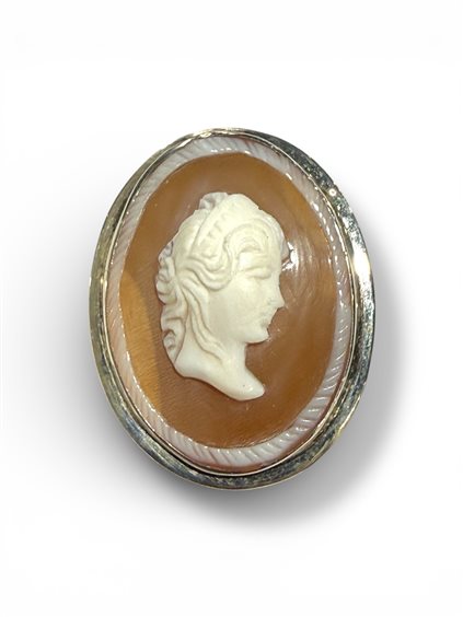 Spilla Mandile 1922 Donna Cammei  in Argento Conchiglia 2MSPCM23 - 2MSPCM23